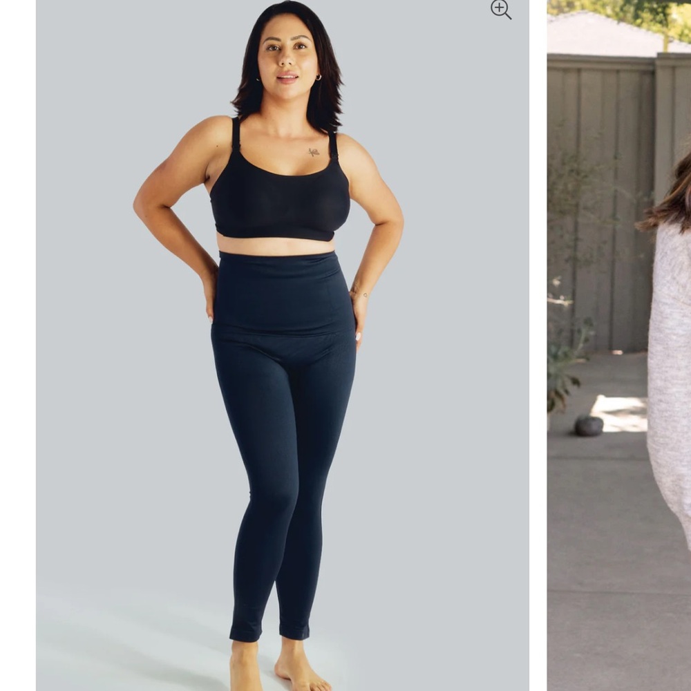BELLY BANDIT Mother Tucker® Postpartum Compression Leggings Navy Size Small